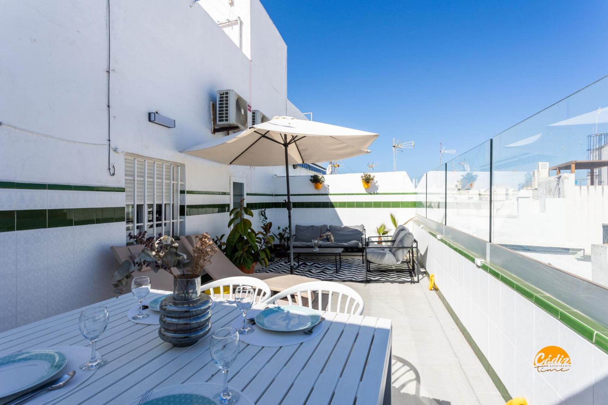 Ferienwohnung Atico Catedral By Cadiz Time Exterior foto